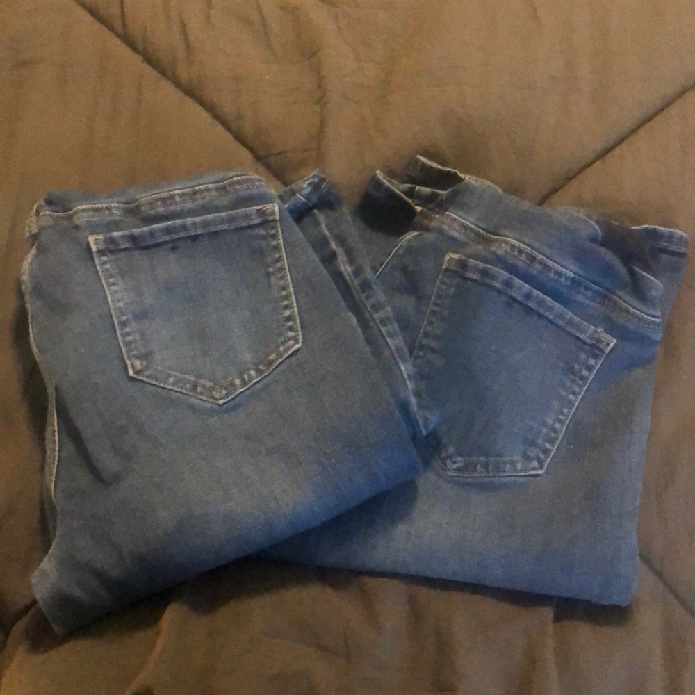 Indigo Blue M/L Maternity Bootcut Jeans